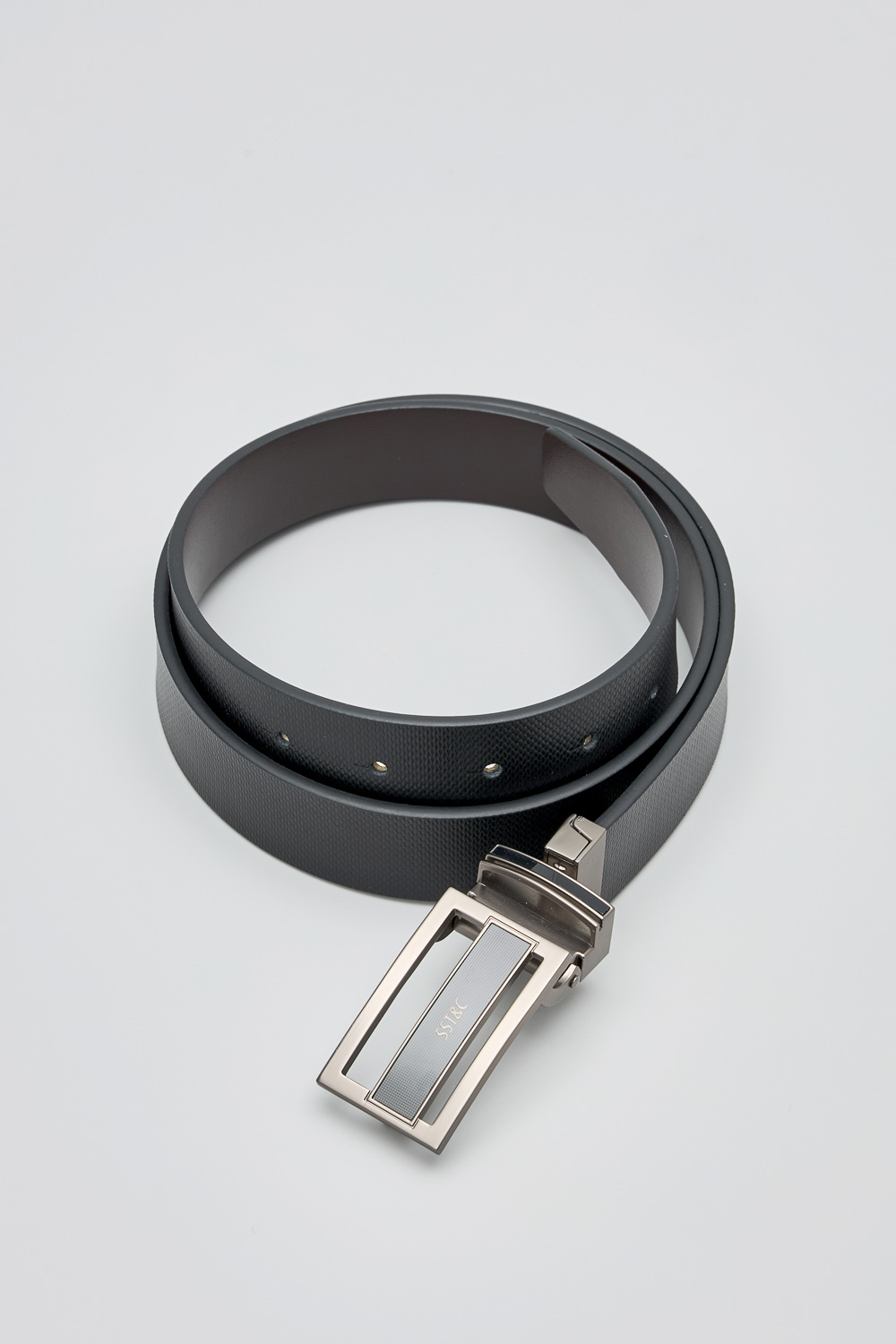 SST&C Black & Dark Brown Rear Buckle | 1712405004  (Outlet)_1