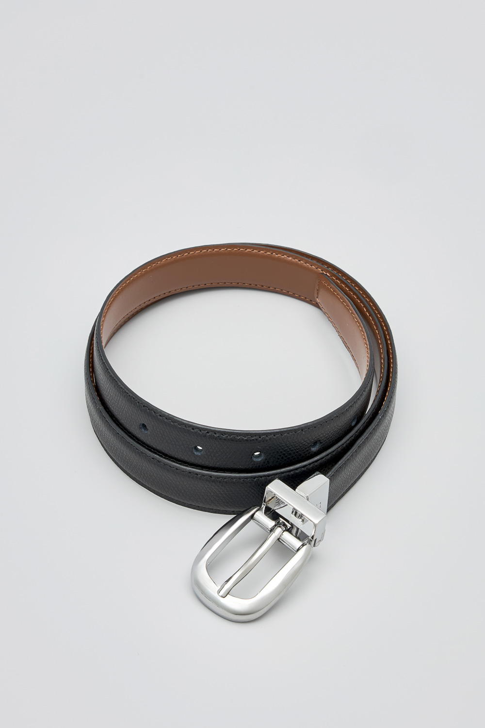 SST&C Black&Light Brown Back Turn Pin Buckle Belt | 1712405008  (Outlet)_1
