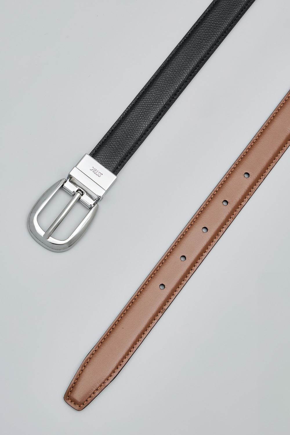 SST&C Black&Light Brown Back Turn Pin Buckle Belt | 1712405008  (Outlet)_2