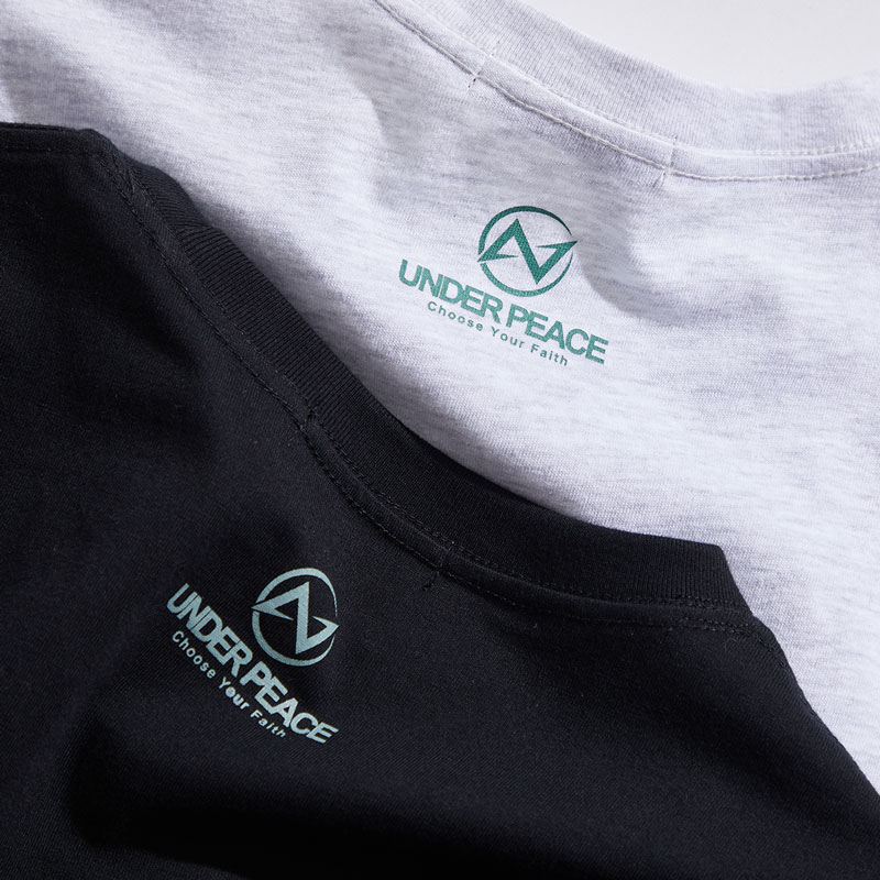 UNDER PEACE 24SS OUTDOOR INFINITY / TEE 手繪圖像 短T (麻灰色)_2