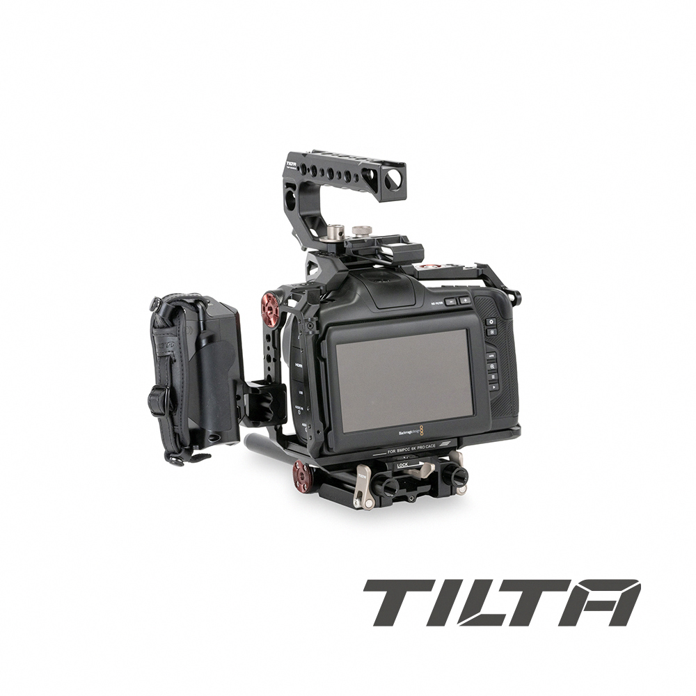 【TILTA】鐵頭 BMPCC Blackmagic 攝影機 6K PRO 戰術版全籠提籠 - 黑色 公司貨_3