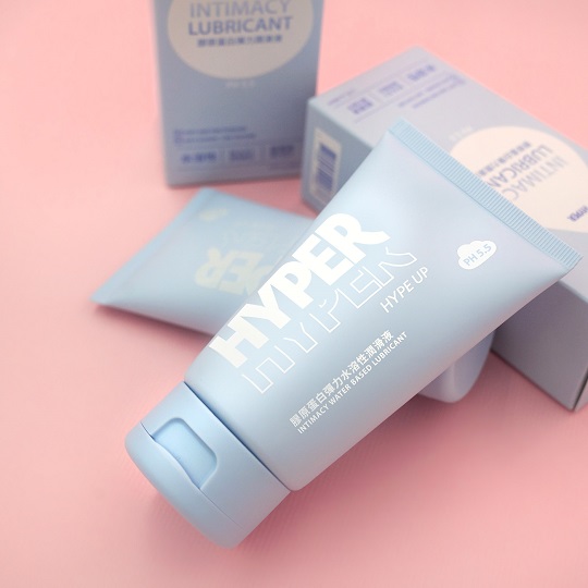 【HARU】hyper膠原蛋白彈力水溶性潤滑液80ML+慢慢愛 男性延時機能乳膏20ml_2