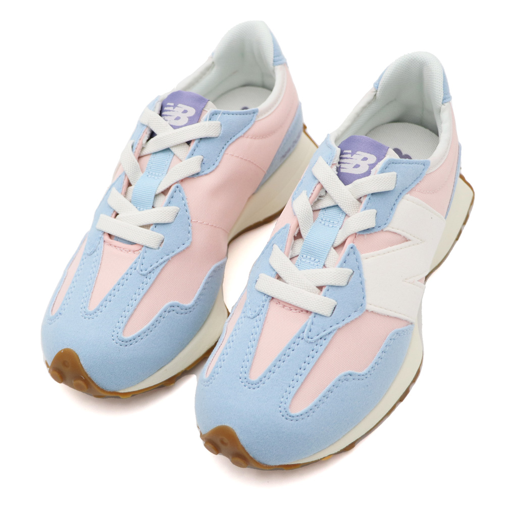 New Balance 327 NB 327 套入式 運動鞋 中童 粉藍 S0526 (PH327SK)_1
