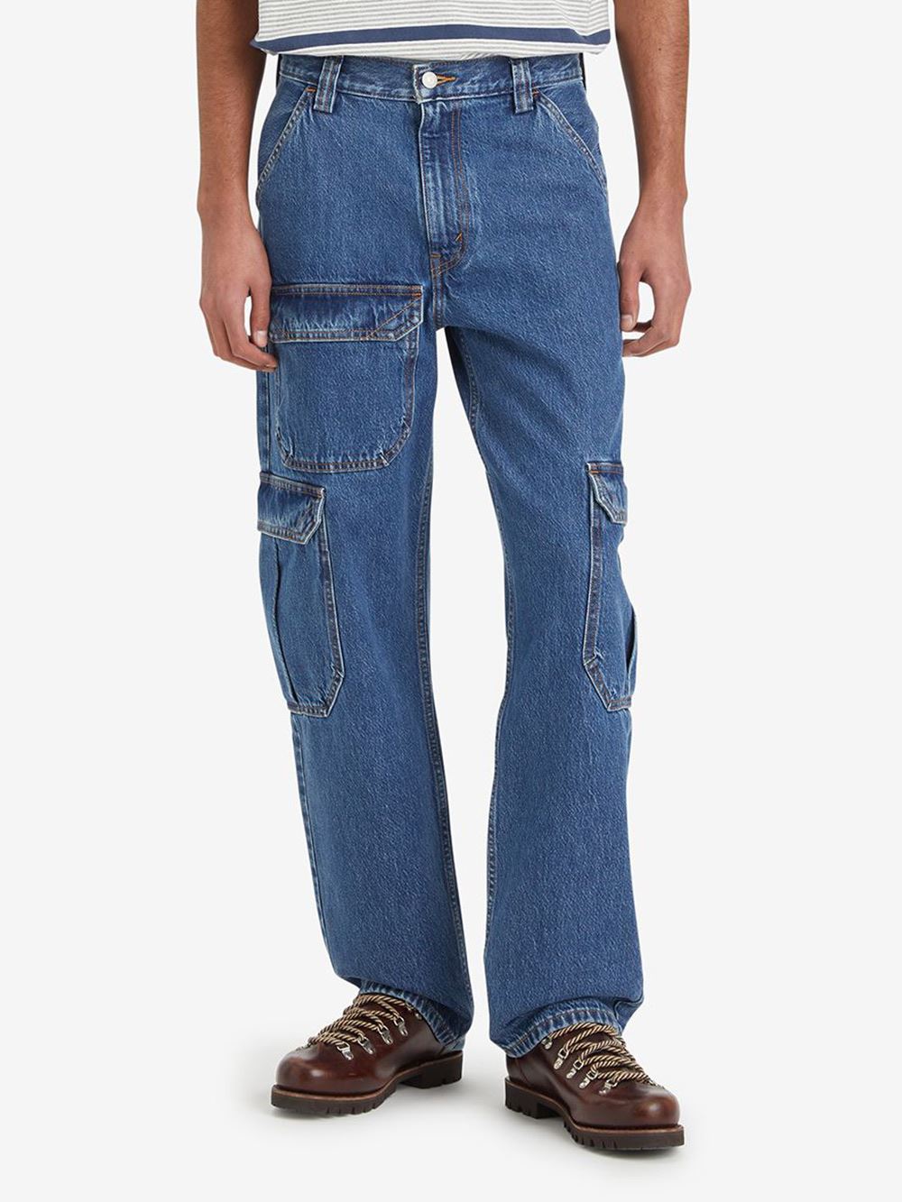 Workwear工裝系列男款STAYLOOSE 多蓋袋設計工裝褲 人氣新品