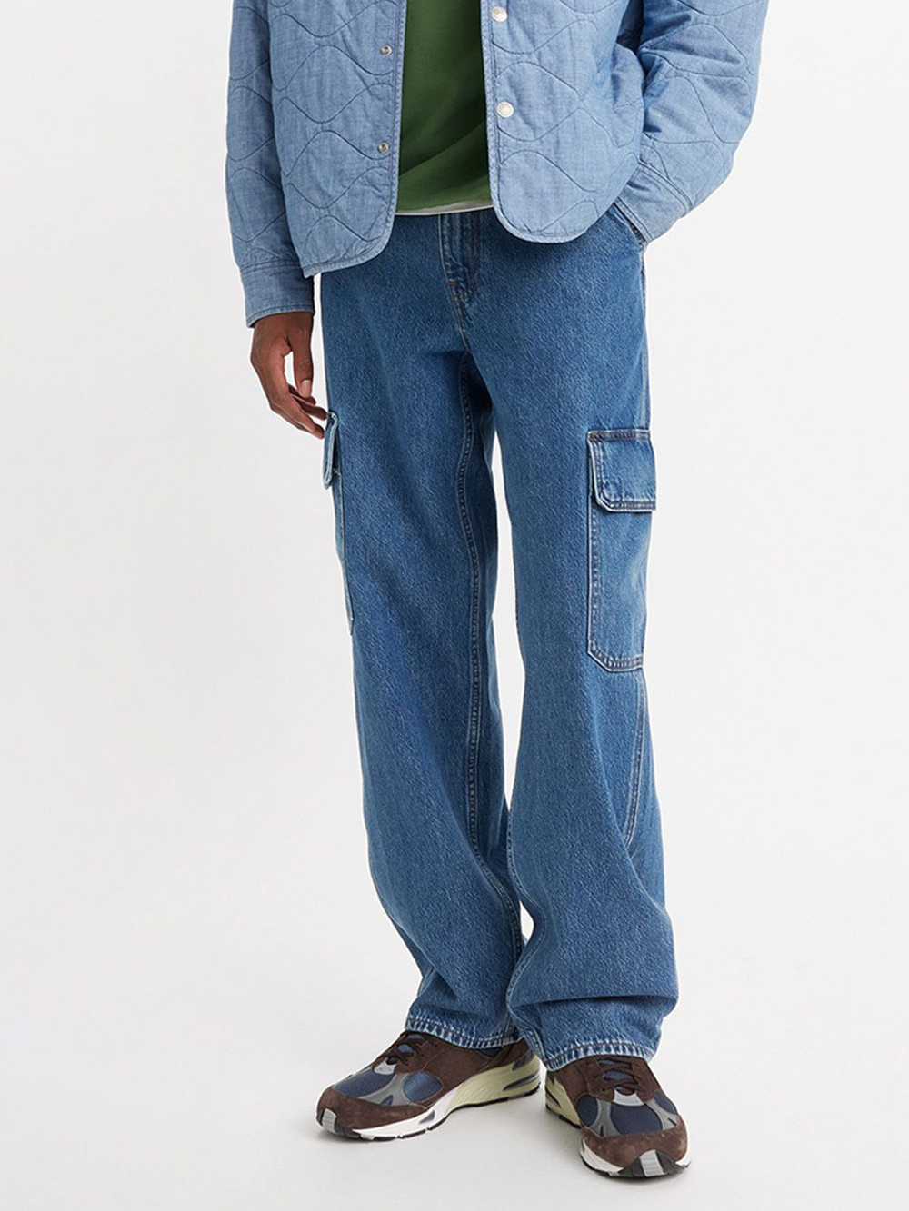 Levi’s® 568™ 男款中腰寬鬆繭型丹寧牛仔褲 / 工裝口袋 熱賣單品