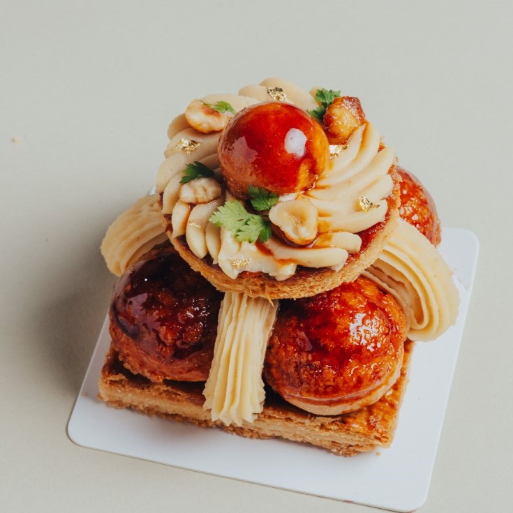聖多諾黑榛果泡芙 Saint Honoré  hazelnut  Pate de choux  (僅限自取)_0
