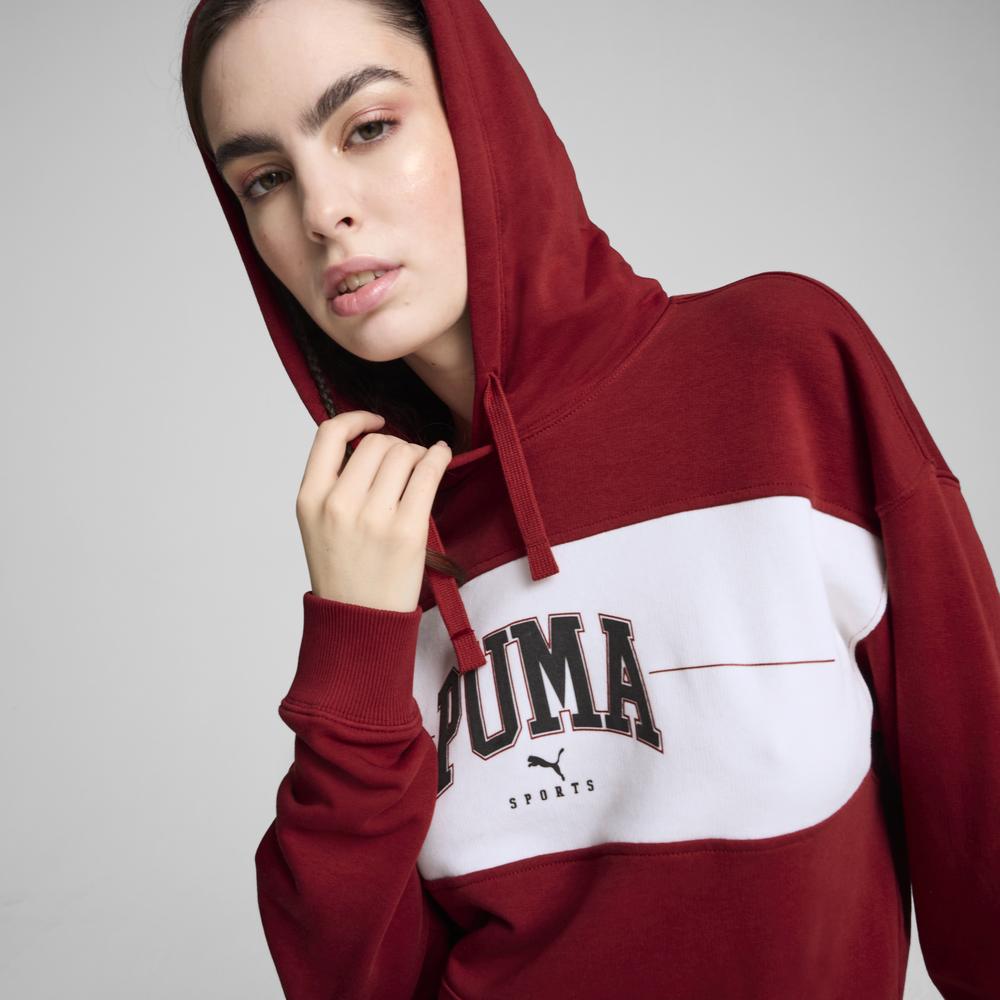 PUMA 基本系列Puma Squad長厚連帽T恤 女性_3