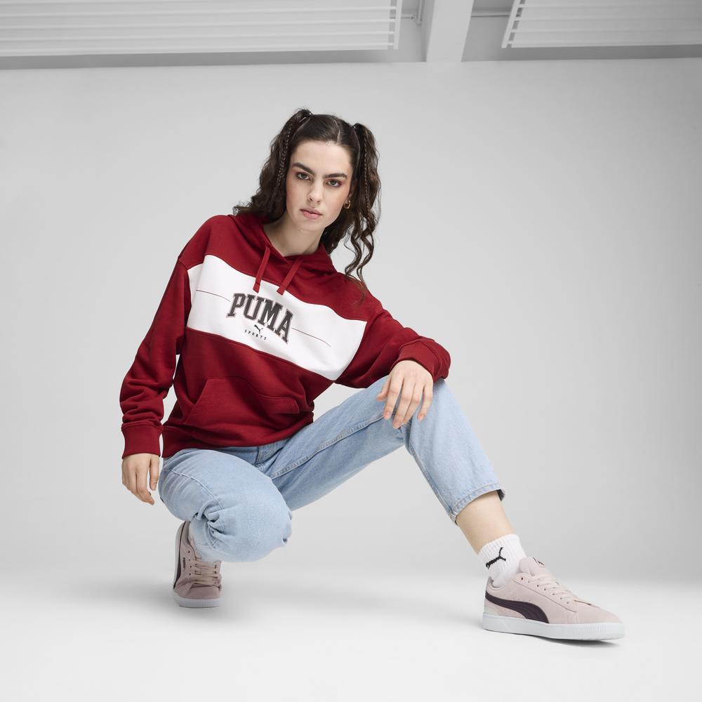 PUMA 基本系列Puma Squad長厚連帽T恤 女性_4