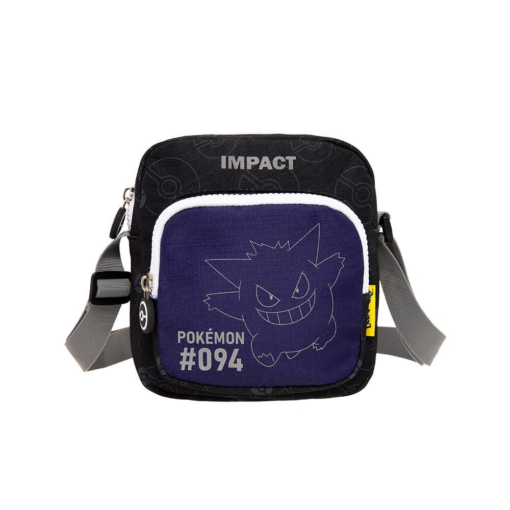 【IMPACT】怡寶兒童包 |寶可夢耿鬼側背包(小) -黑色 IMQPKM011BK (IMKS)_1
