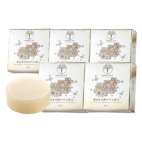 【Goddess Idun】Silk Egg Shell Mask Bee Extract Mask Soap 100g*5_1