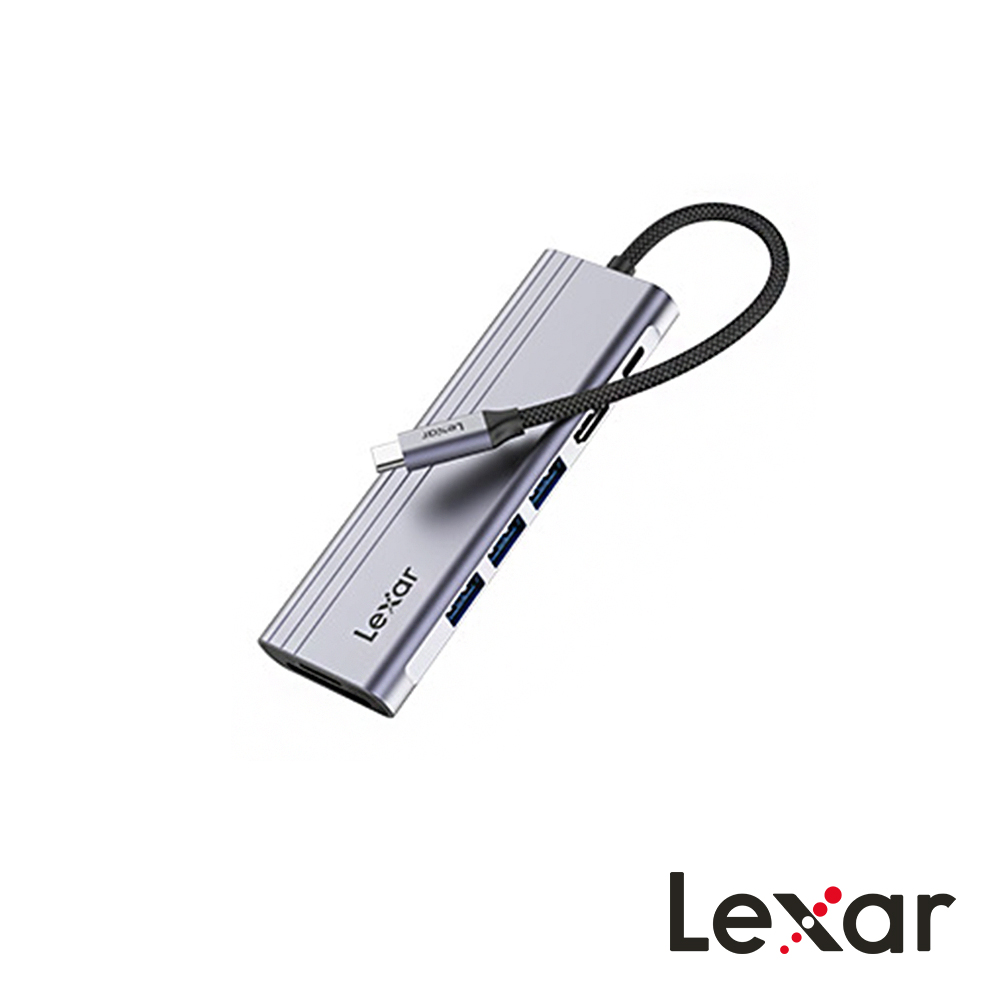 【預購】【Lexar 雷克沙】7-in-1 USB-C Hub H31 七合一集線器 公司貨_0