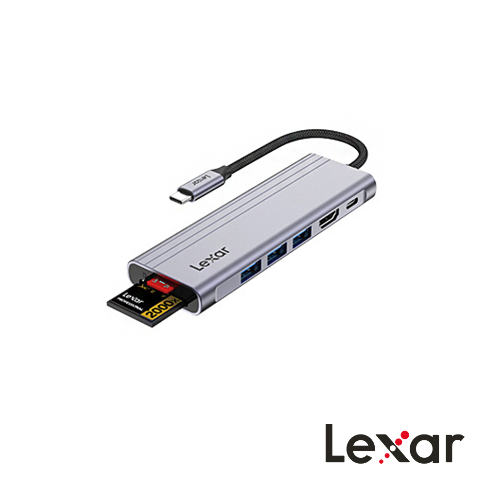 【預購】【Lexar 雷克沙】7-in-1 USB-C Hub H31 七合一集線器 公司貨_2