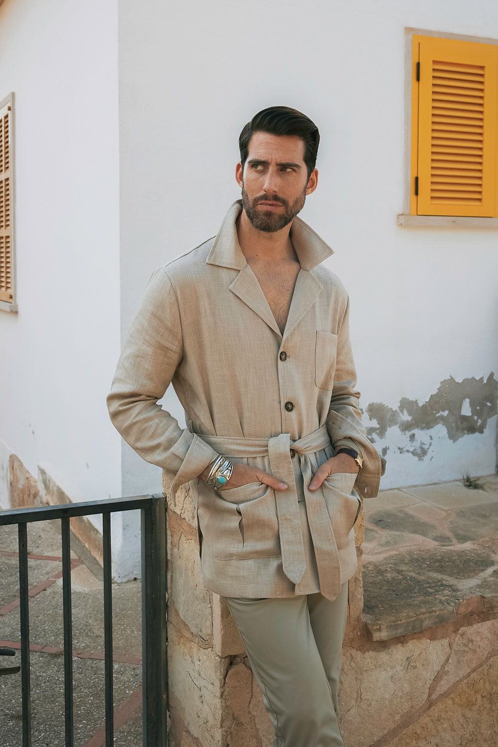 SST&C Khaki Hunting Jacket | 0612403008  (Outlet)_0