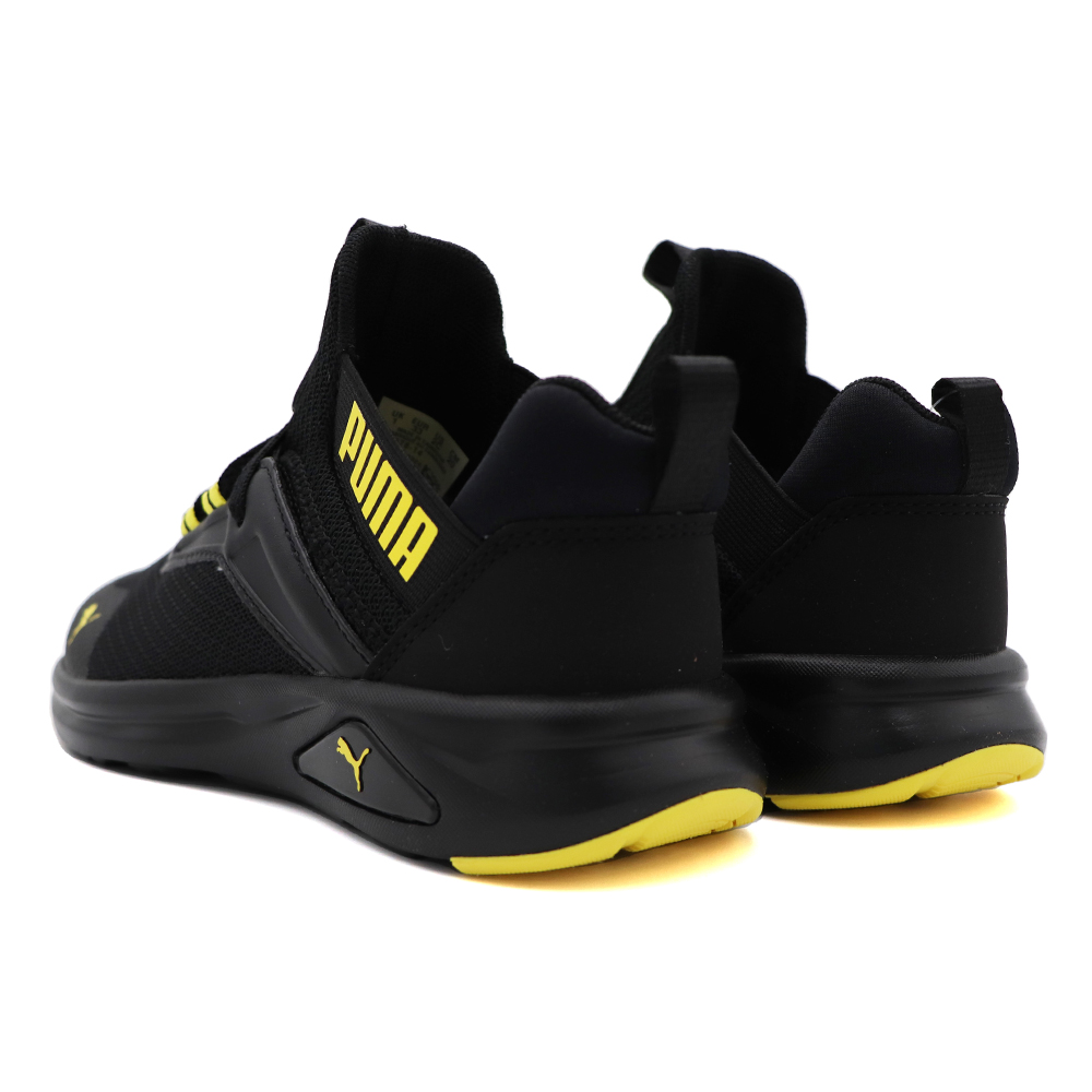 PUMA Enzo 2 Refresh AC PS 套入式 運動鞋 中童 黑黃 S0433 (38567814)_3