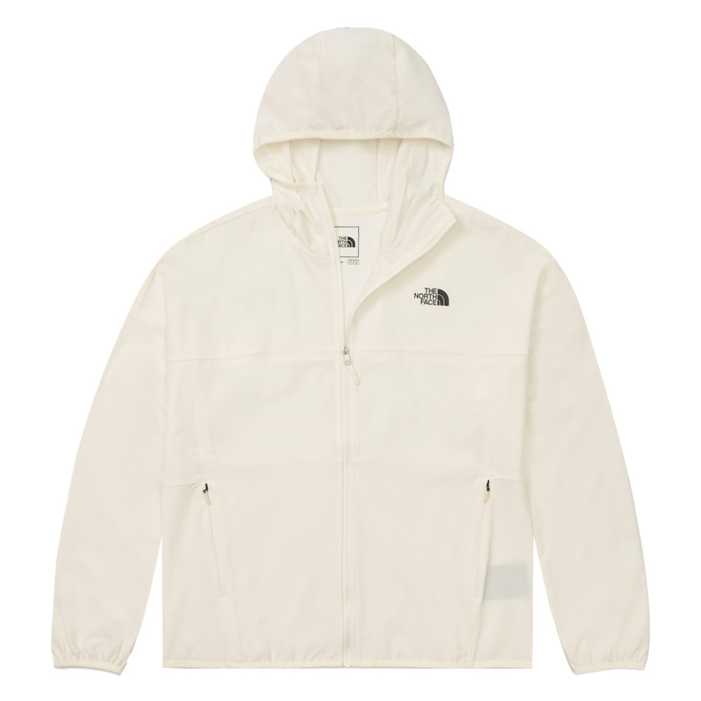 【限時特降】The North Face北面女款UPF白色防潑水防曬防風外套｜7WCP4HP_1