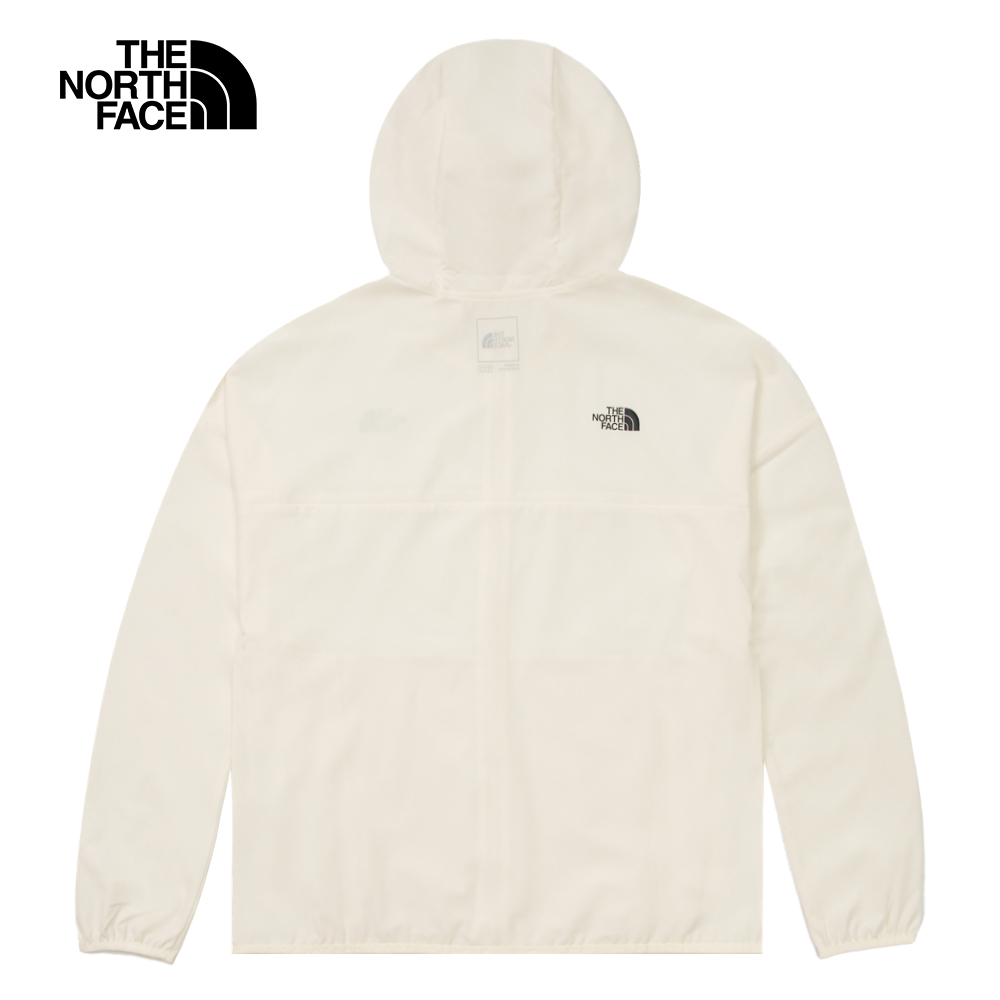 【限時特降】The North Face北面女款UPF白色防潑水防曬防風外套｜7WCP4HP_2