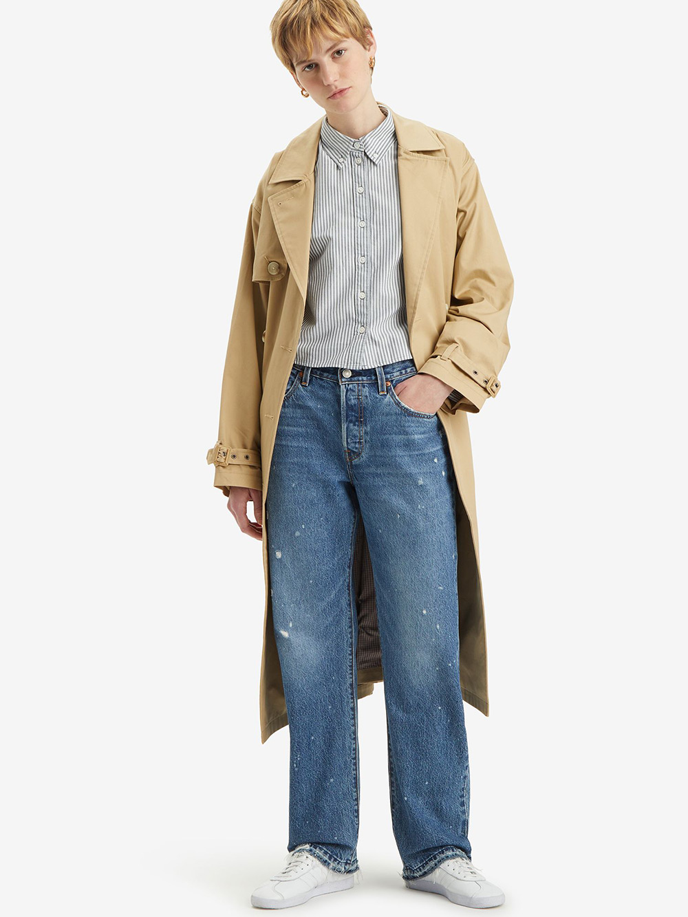 Levi’s® 501® 90’s女款中腰直筒丹寧牛仔褲 熱賣單品