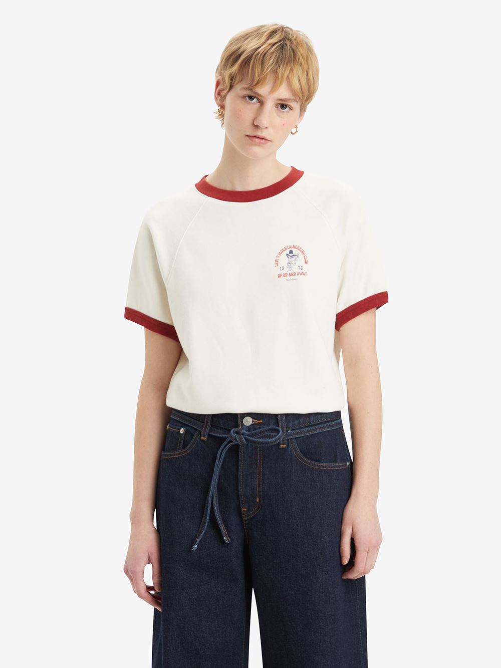 女款 短袖大學Tee / 美式圖案 / 舒適面料 熱賣單品