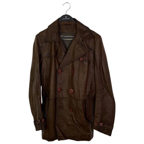 【新竹湳雅廣場店】TOUGH jeansmith/皮革外套/M/
