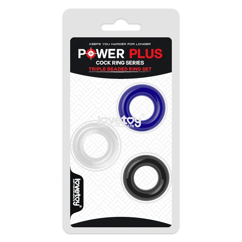 lovetoy Power Plus 三重甜甜圈鎖精環(LV343001)_4