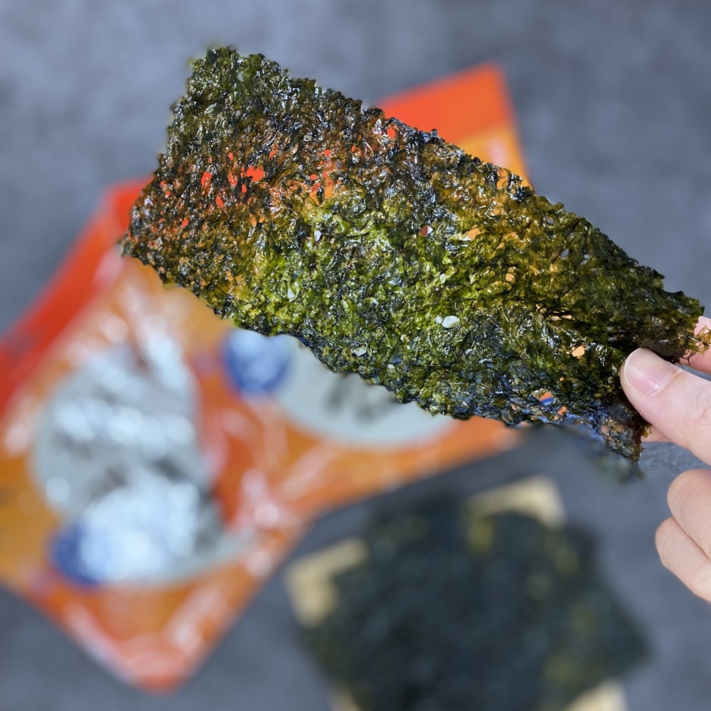 【涓豆腐鹽烤海苔】 ★追韓劇必備第一名零食／單吃、包飯、包肉，多樣美味吃法讓料理直接７２變／高纖、低卡、低熱量，征服大人、小孩最佳零食！_2