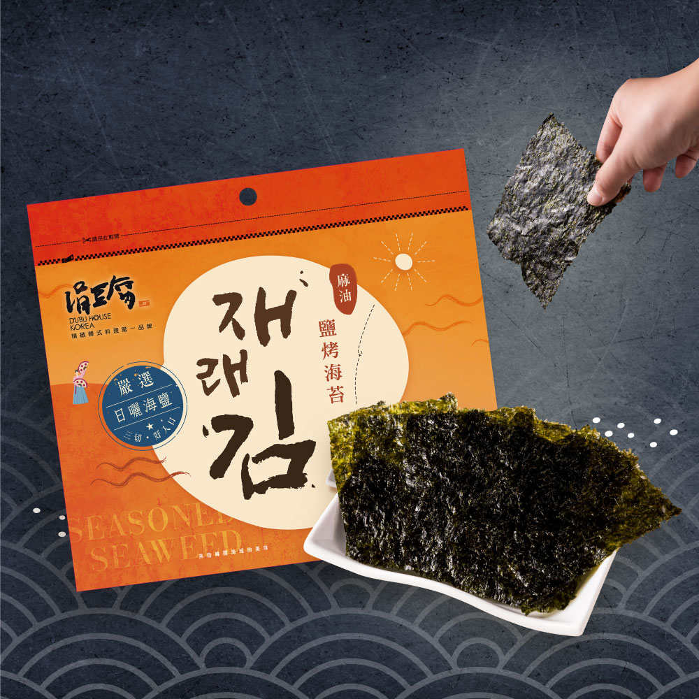 【涓豆腐鹽烤海苔】 ★追韓劇必備第一名零食／單吃、包飯、包肉，多樣美味吃法讓料理直接７２變／高纖、低卡、低熱量，征服大人、小孩最佳零食！_3