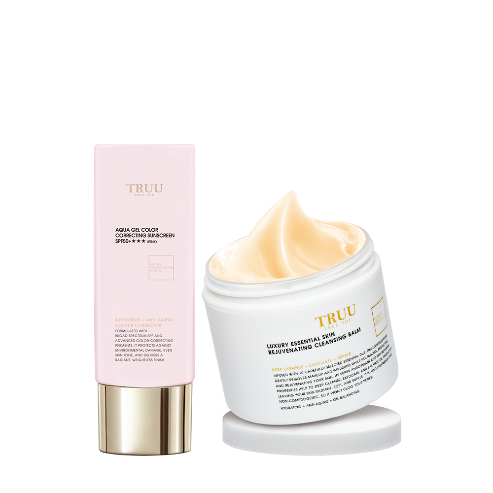 【最美的防曬】高水感亮顏校色防曬乳SPF50+★★★(3色)【謝宜君．王俐人．陳夢晨推薦】+頂級精油調理卸妝膏_1