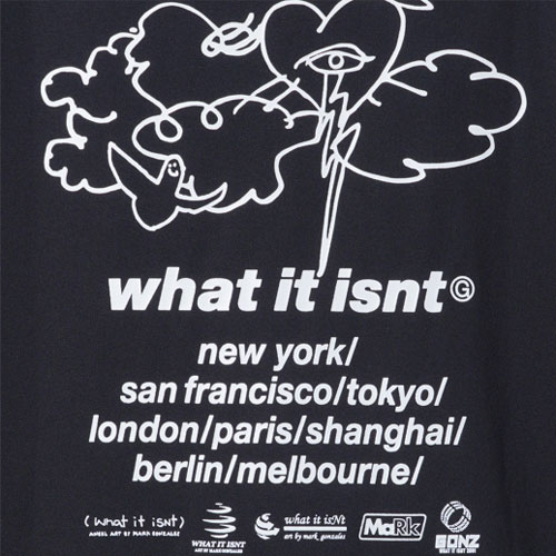 MARK GONZALES 2H7-14347-04 TECH ARTWORK TEE 寬鬆落肩 短T (灰色)_2