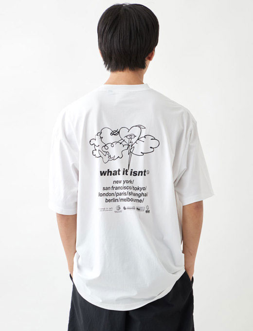 MARK GONZALES 2H7-14347-04 TECH ARTWORK TEE 寬鬆落肩 短T (灰色)_3