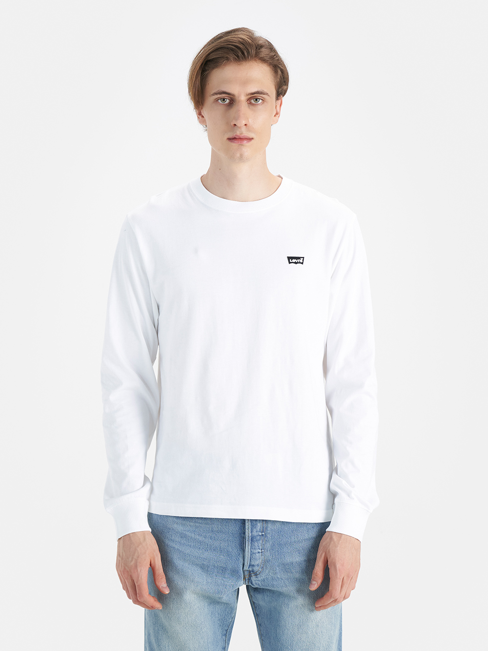 男款 舒適長袖 MINI BW LOGO Tee 長袖 熱賣單品_2