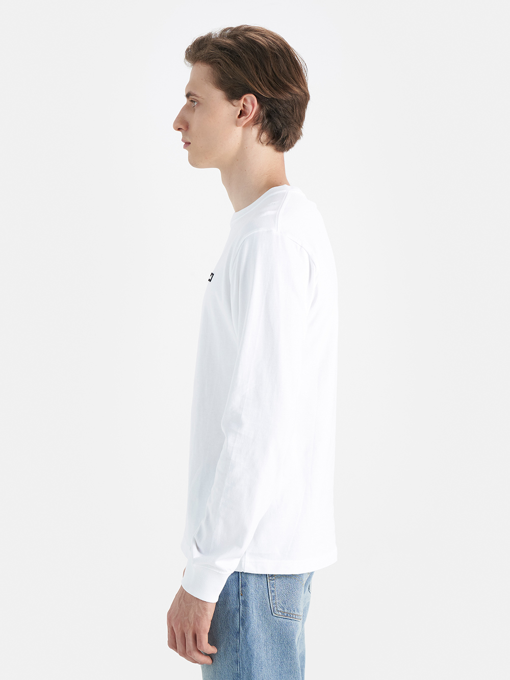 男款 舒適長袖 MINI BW LOGO Tee 長袖 熱賣單品_5