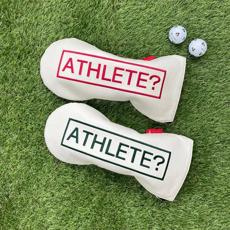 【Lahella Golf】1W Athlete L581-刺繡字皮革球桿套