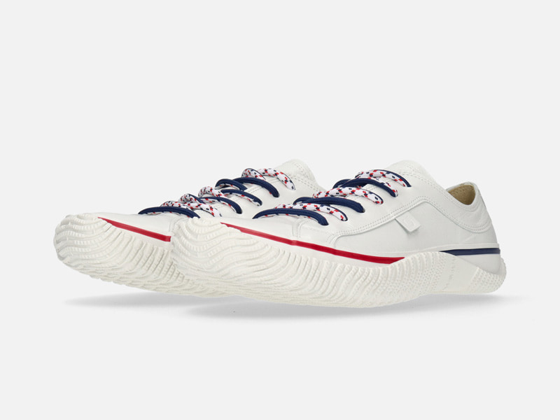 【SPINGLE】低筒手工休閒鞋_SP-1045 White/Red-MEN