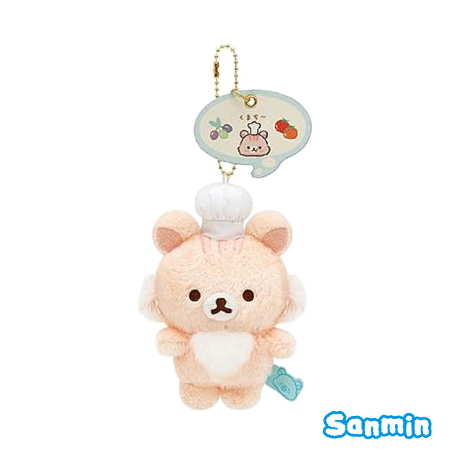 【Rilakkuma/拉拉熊】披薩系列玩偶吊飾_3