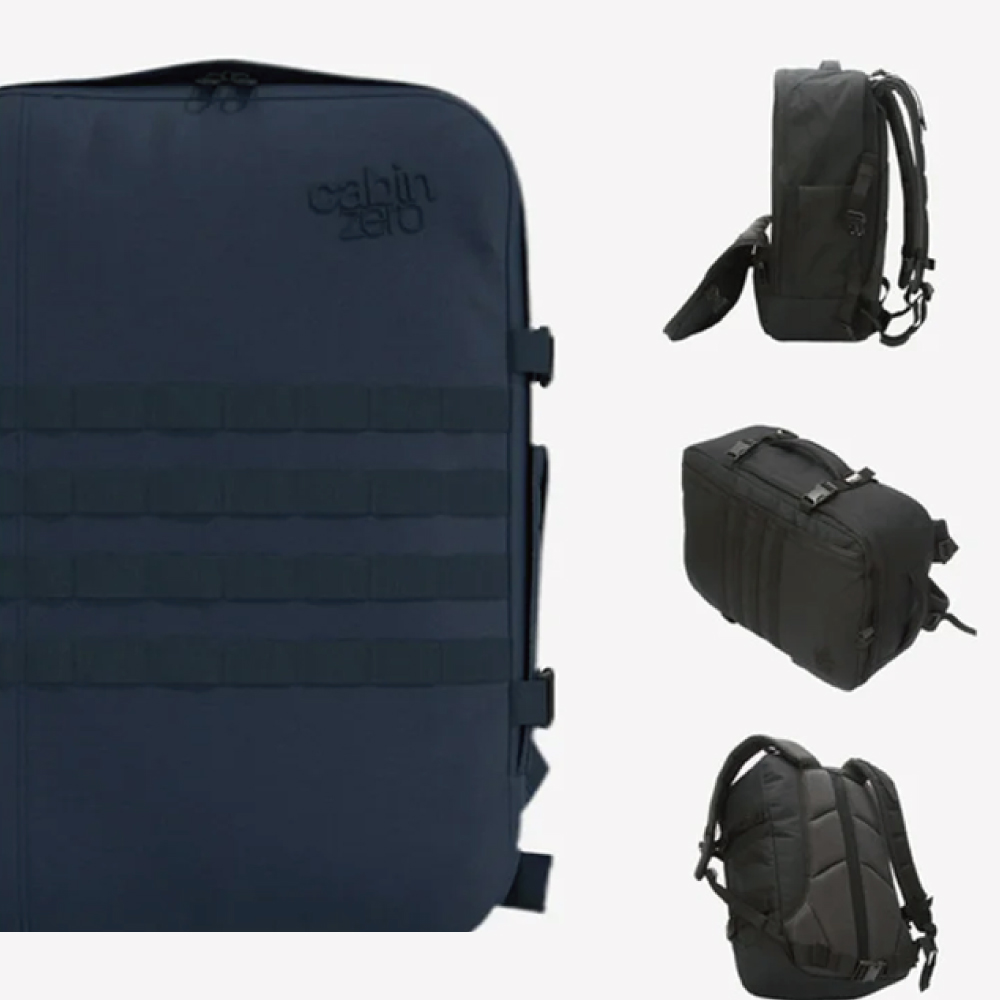 *【CabinZero】英國輕旅登機後背包 Classic軍用款2.0 (44L)-黑/綠/藍/褐_3