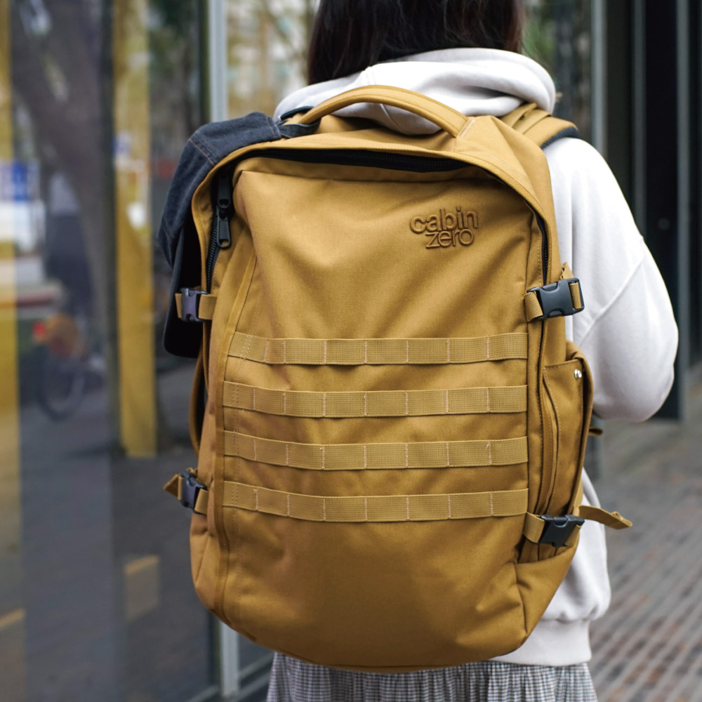 *【CabinZero】英國輕旅登機後背包 Classic軍用款2.0 (44L)-黑/綠/藍/褐_9