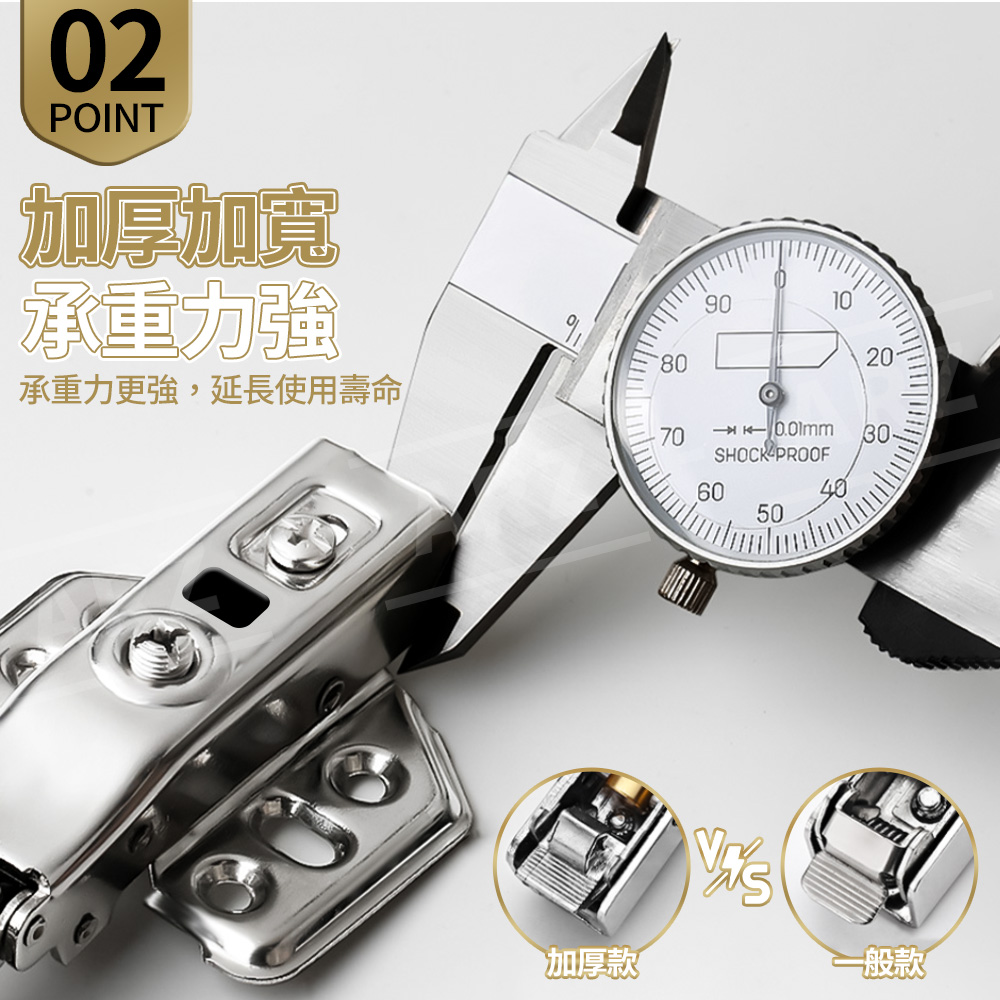 不鏽鋼鉸鏈 【F057】 西德鉸鏈 緩衝鉸鏈 系統櫃 衣櫃 門板 五金 絞鏈 鉸鍊_3