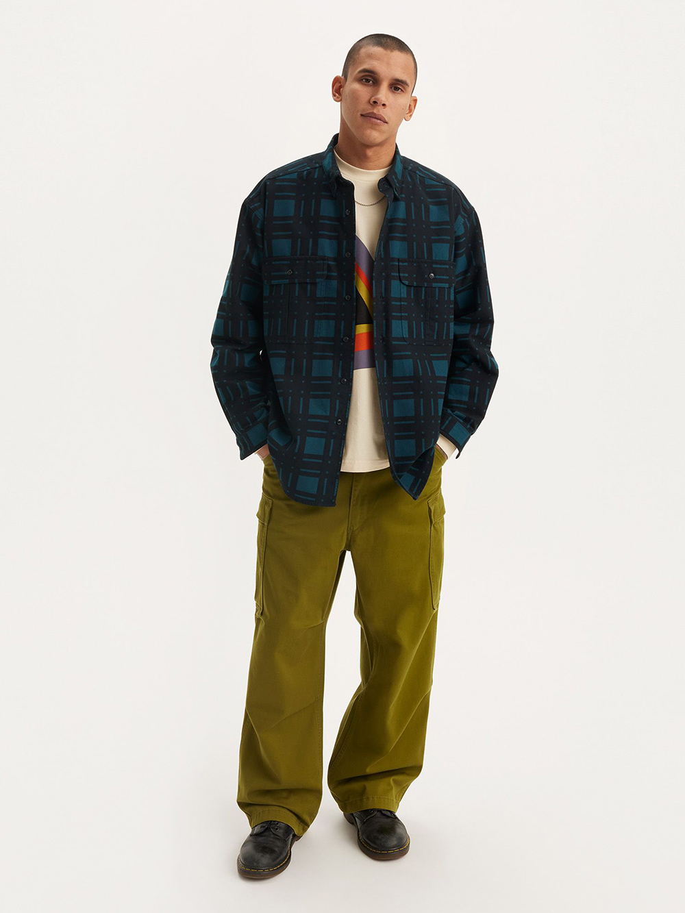 Skateboarding™ 男款 Loose寬鬆多口袋休閒褲 / 滑板褲 熱賣單品