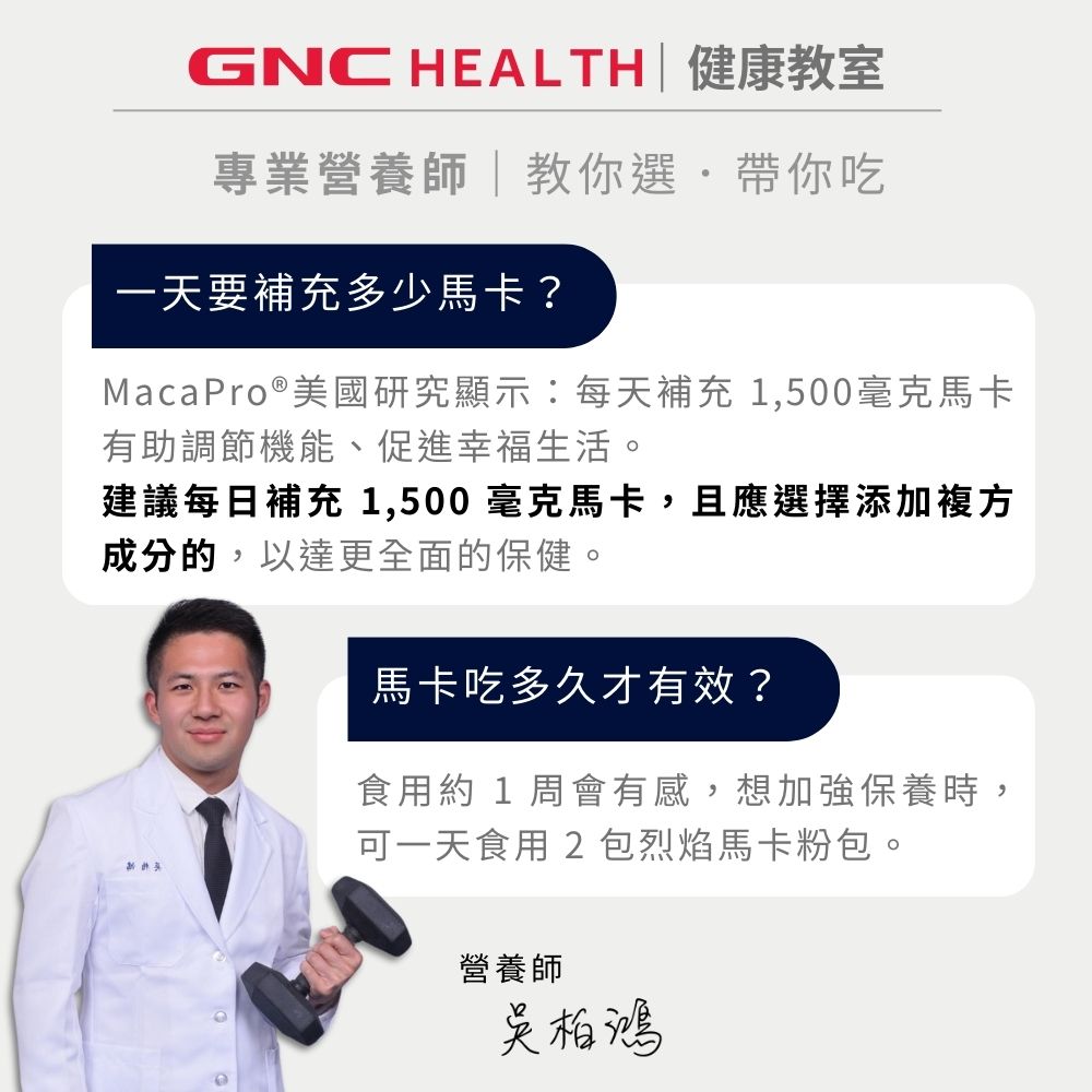烈焰馬卡精胺酸粉｜GNC Maca man dietary supplement_8