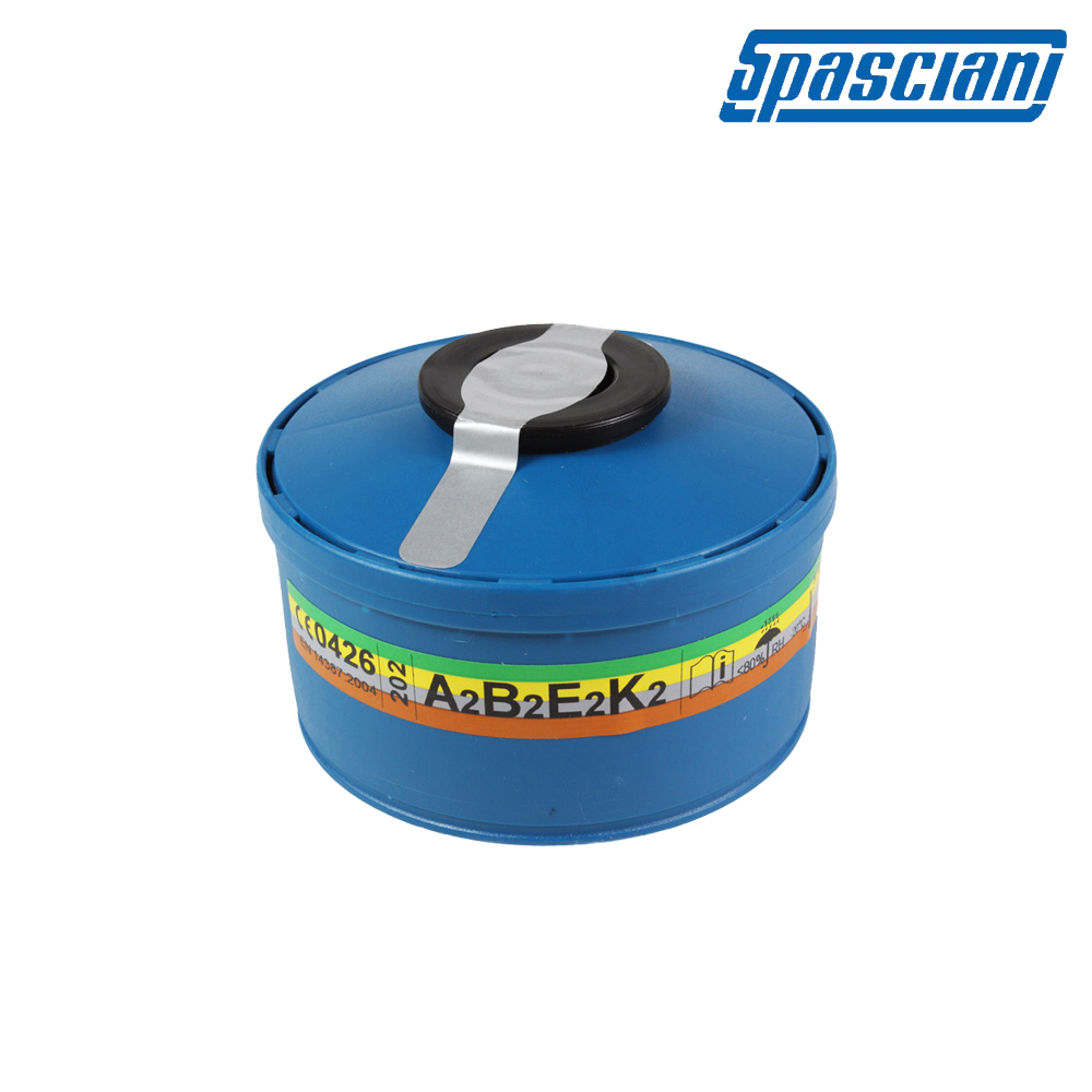 【SPASCIANI】中濾度綜合濾罐 ABEK-202 呼吸護具 適用於TR-2002系列防毒面具_0