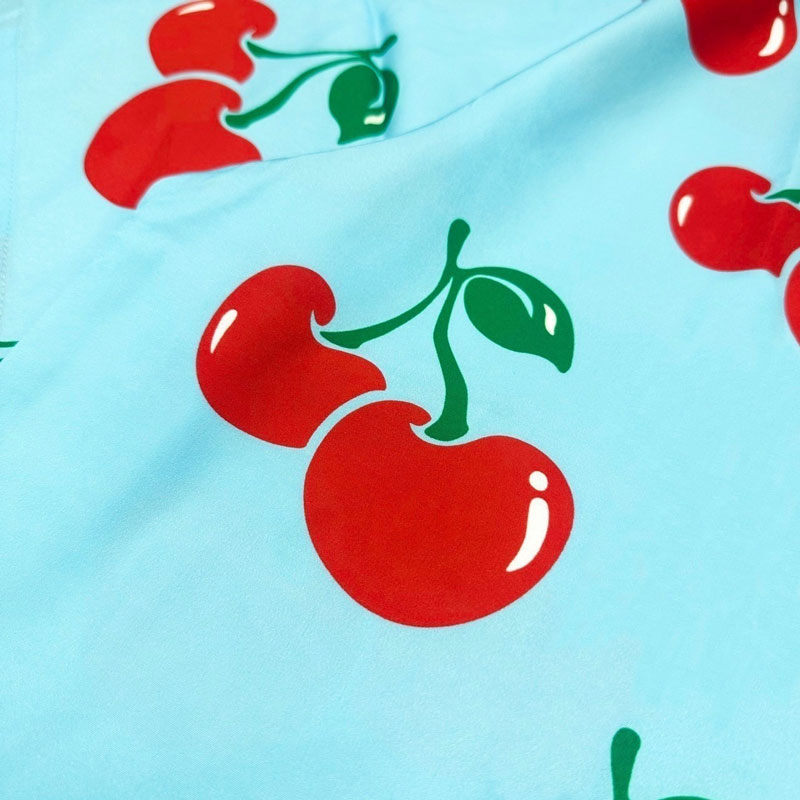 CHERRYBOY CB24009-SB FULL PATTERN SHIRT 滿版櫻桃 短襯衫 (天藍色)_5