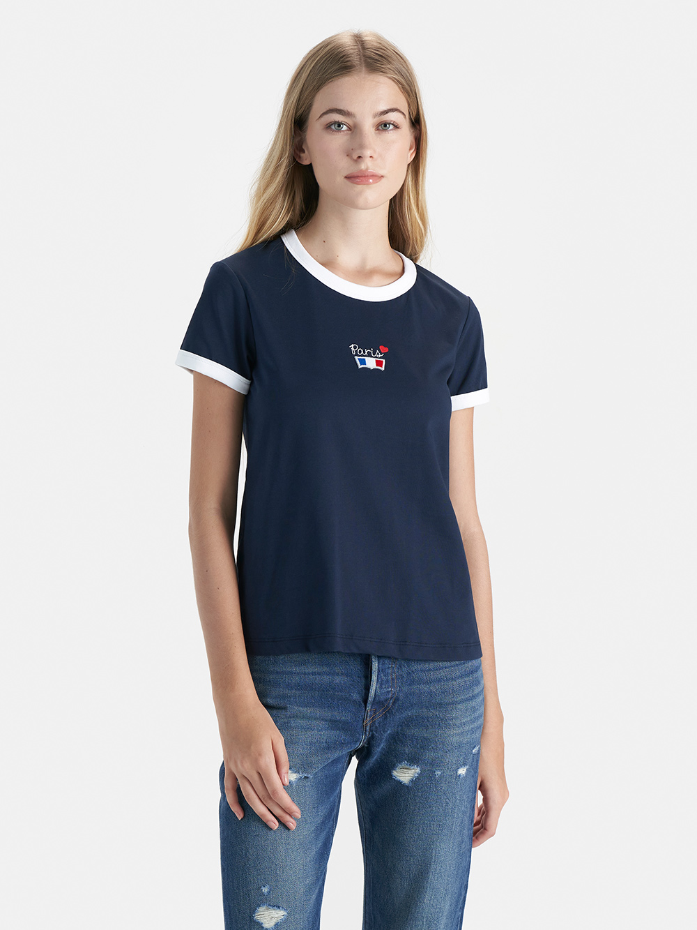 女款 三色 LOGO Batwing Tee 巴黎浪漫系列 熱賣單品_1